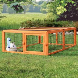 Parque de madera Natura Trixie para conejos - 174 x 109 x 48 cm (L x An x Al)