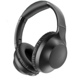 Auriculares Daewoo inalámbricos Bluetooth 5.3 con micrófono, modo Bass y 50h de autonomía negros
