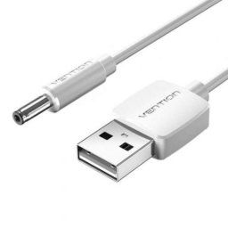 Cable alimentación Vention CEXWD USB-A macho a DC 3.5mm macho 5V 50cm blanco 24AWG