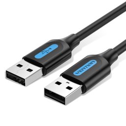 Cable USB Vention COJBC USB 2.0 USB-A macho a USB-A macho 0.25m 480Mbps Negro