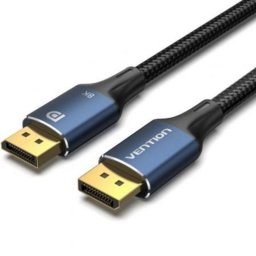 Cable DisplayPort Vention HCELF 1m 8K 60Hz Azul Trenzado Algodón HDR G-Sync FreeSync