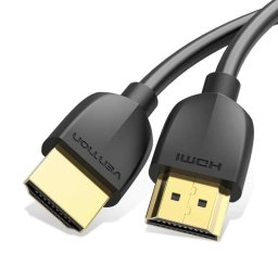 Cable HDMI Vention AAIBF 2.0 1m 4K 60Hz Ultrafino Chapado en Oro