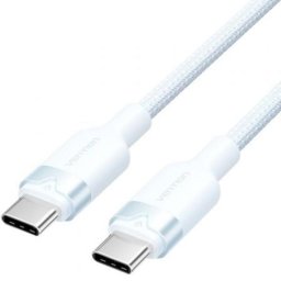 Cable USB 2.0 Tipo-C Vention TRDSF 1m Azul 3A 60W 480Mbps Macho-Macho