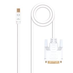 Nanocable Cable Conversor Mini DisplayPort a DVI Blanco 5m