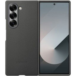 Samsung Eco-Leather Case Funda de Cuero Vegano Gris para Galaxy Z Fold6