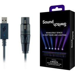 Denon DJ SoundSwitch Micro-DMX Interfaz de Iluminación para DJ y Eventos