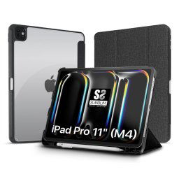Funda SUBBLIM SUBCST-5SC401 iPad Pro 11″ M4 Borde Reforzado Shock Absortion Slot Apple Pencil Negra