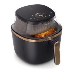 Freidora de aire Philips NA342/00 RapidAir Plus 7.2L 16 funciones Táctil Negro/Oro