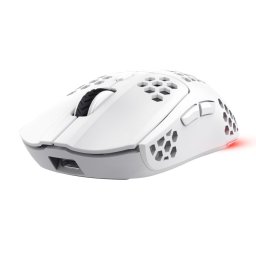 Ratón Trust inalámbrico 4800 DPI RGB ultraligero blanco 6 botones
