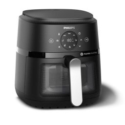 Freidora de aire Philips Airfryer NA221/00 4,2L 1500W RapidAir Ventana Digital Plata