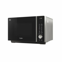 Microondas Whirlpool MWF 259 SB 25L 800W Grill 6th Sense Crisp Steam AirHeat