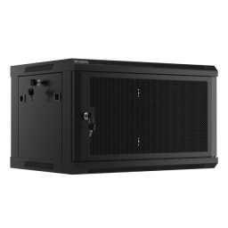 Bastidor de pared Lanberg WF01-6406-23B 6U 60kg Negro IP20 Autoinstalable