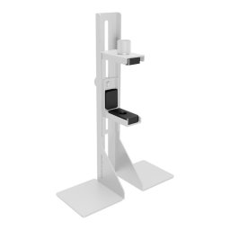 Soporte gráfico Mars Gaming MCA-GCBPRO Blanco Acero Base Magnética Antideslizante Ajustable