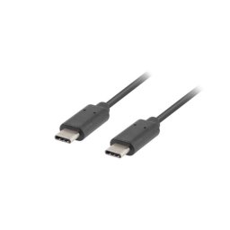 Cable USB C Lanberg CA-CMCM-10CU-0010-BK 1m Negro USB 2.0 0,48 Gbit/s