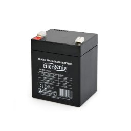 Batería Gembird VRLA 12V 5Ah Plomo Sellada Negra 1.6 kg 1 Unidad
