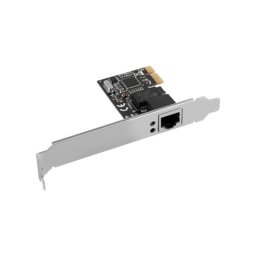 Tarjeta de Red Lanberg PCE-1GB-201 PCI Express 1000 Mbit/s Alámbrico Negro