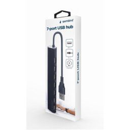 Hub Gembird 7 puertos USB 2.0 modelo UHB-U2P7-04 Extras protección sobretensión
