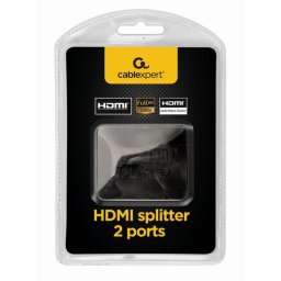 Splitter HDMI Gembird DSP-2PH4-03 2x HDMI 225MHz 4K 60x70x20mm Negro