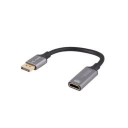 Adaptador Lanberg AD-DP-HD-02 DisplayPort a HDMI 0,2m Macho a Hembra