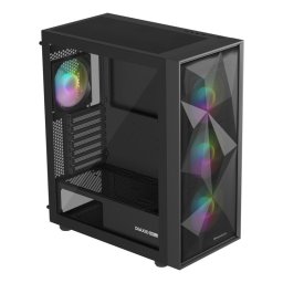 Torre PC Genesis Diaxid 605 ARGB Ventiladores Silenciosos, Filtros Antipolvo, Vidrio Templado, USB-C