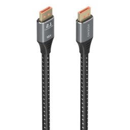 Cable DisplayPort Aisens A158-0901 2.1 80Gbps 16K 1m Blindado OFC Negro
