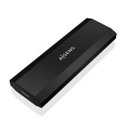 Caja Externa SSD M.2 NVMe Aisens ASM2-028B USB 3.2 Gen2 Aluminio Sin Tornillos Negra