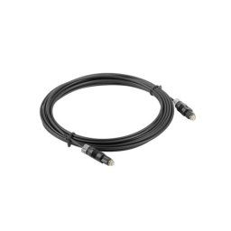 Cable de audio óptico Lanberg CA-TOSL-10CC-0010-BK 1m Toslink a Toslink