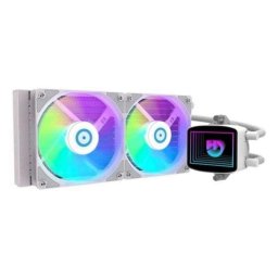 Refrigeración líquida Hiditec LQ240 240mm ARGB PWM 2 Ventiladores Blanco AIO