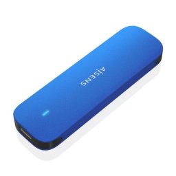 Caja externa SSD M.2 NVMe AISENS ASM2-026BLU USB 3.2 Gen2 Aluminio Sin Tornillos Azul