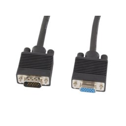 Cable VGA Lanberg CA-VGAC-10CC-0030-B+ 3m Conector Macho a Hembra Negro