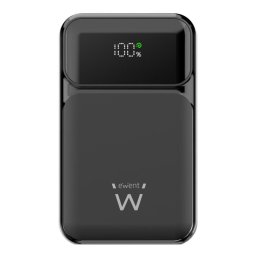 Power Bank Ewent 65W 20000mAh USB-C Carga Rápida Negro Slim Display LED
