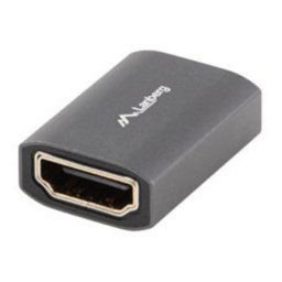 Adaptador HDMI Lanberg AD-HDMI-02 Female to Female 2.1 Chapado en Oro Plata