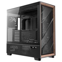 Torre Antec FLUX PRO EUV Full Tower Negro/Madera ATX EATX ITX mATX Ventiladores Vidrio Templado