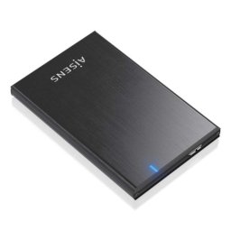 Caja externa Aisens ASE-2528B 2,5" Aluminio USB 3.0/3.1 Gen1 UASP Negro SSD/HDD