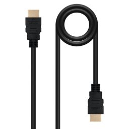 Cable HDMI Nanocable 10.15.1707 1.4 Macho-Macho 7m 24K Oro 4K 3D Negro