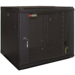 Armario Rack de Pared WP WPN-RWB-09605-B 9U 60kg Acero Negro IP20 Paneles Desmontables