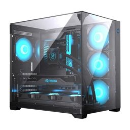 Caja Gaming Hiditec SKY Triple Cristal Templado ATX Semitorre Alta Refrigeración ARGB