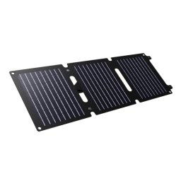 Panel Solar Trust Zuny 20W USB-A USB-C Detección Automática Portable 640mm Negro