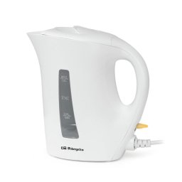 Hervidor de Agua Orbegozo KT 4150 1200W 1L Desconexión Automática Tapa Seguridad Blanco