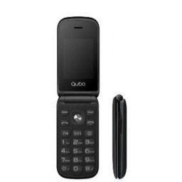 Teléfono Móvil Qubo X-209 4G Negro 2,4'' Dual SIM Botón SOS Bluetooth Batería 1000mAh