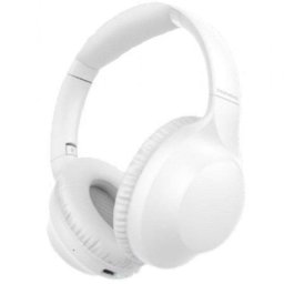 Auriculares Daewoo DW2010 inalámbricos Bluetooth 5.3 con micrófono, asistente virtual y modo BASS, blancos