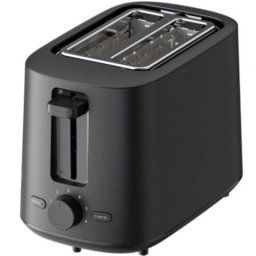 Tostadora Xiaomi Negro ranura ancha 930W mini horno funciones múltiples 280x160x186mm