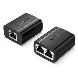 Divisor RJ45 Vention IPTB0 100Mbps 2 uds con blindaje metálico y doble interfaz