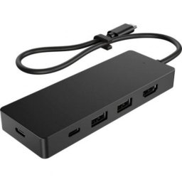 Docking USB Tipo-C HP G3 2xUSB 1xUSB-C 1xHDMI 1xUSB-C PD Negro Ultra Compacto