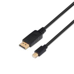 Cable DisplayPort Aisens A124-0131 Mini DP a DP 4K 2m Macho-Macho Blindado Oro