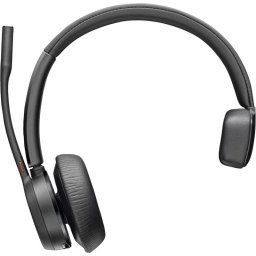 Auriculares Poly inalámbricos Bluetooth USB-C con micrófono y color negro