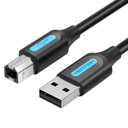 Cable USB Impresora Vention COQBD 0.5m USB 2.0 A-Macho a B-Macho 480Mbps Negro