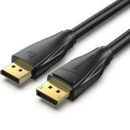 Cable DisplayPort Vention HCDBH 2m 8K@60Hz Macho a Macho chapado en oro negro
