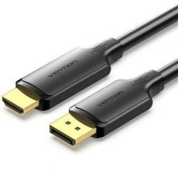 Cable conversor Vention HFOBI DisplayPort a HDMI 4K 30Hz 3m negro sin pestillo
