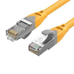 Cable de Red Vention IBHYF Cat.6a 1m 10Gbps S/FTP Blindado Naranja RJ45